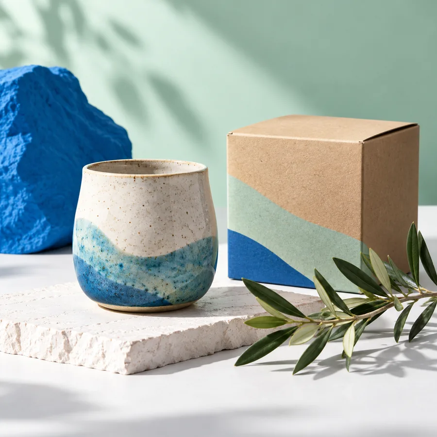 Handmade product studio scene
